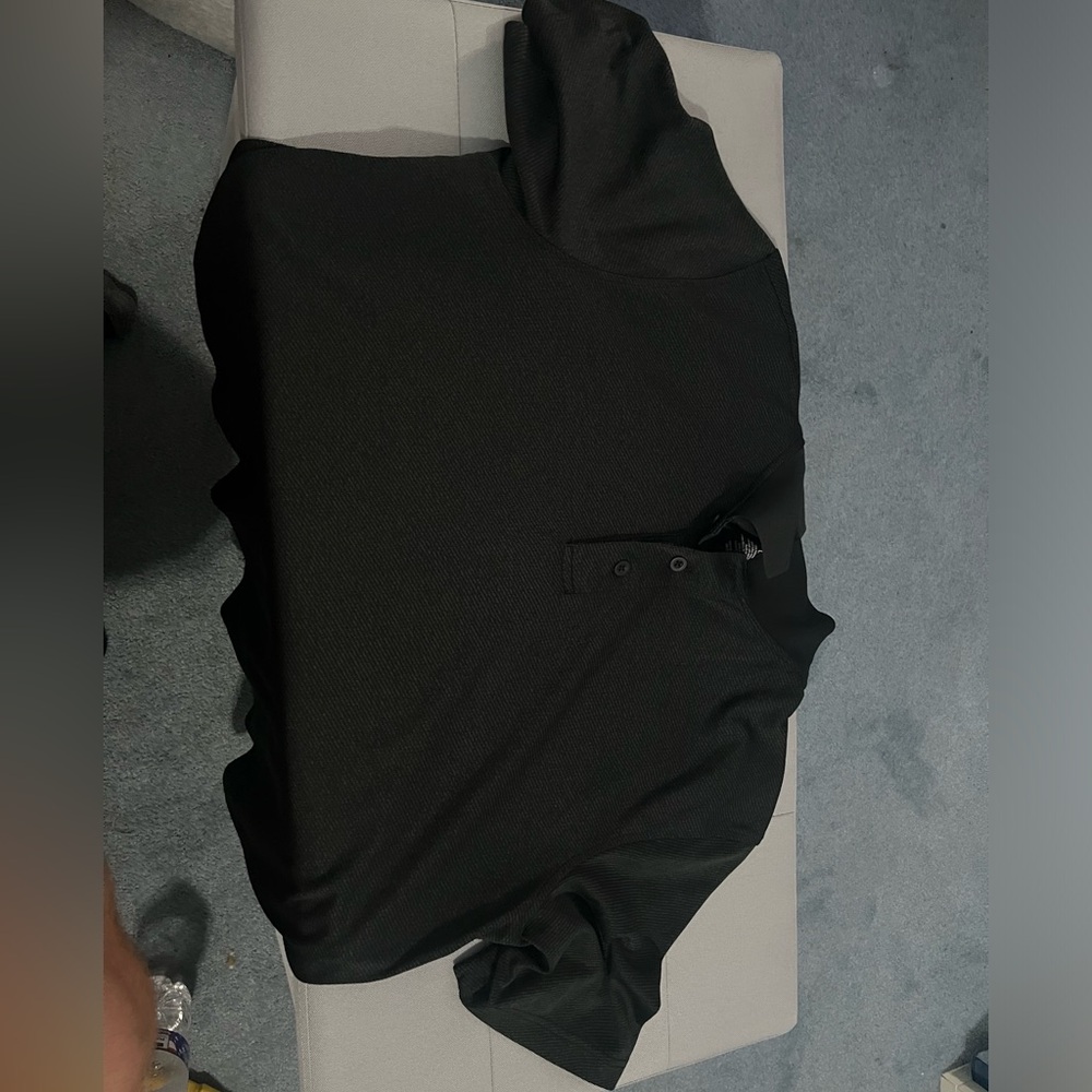 Mens Black GOLF SHIRT/ POLO